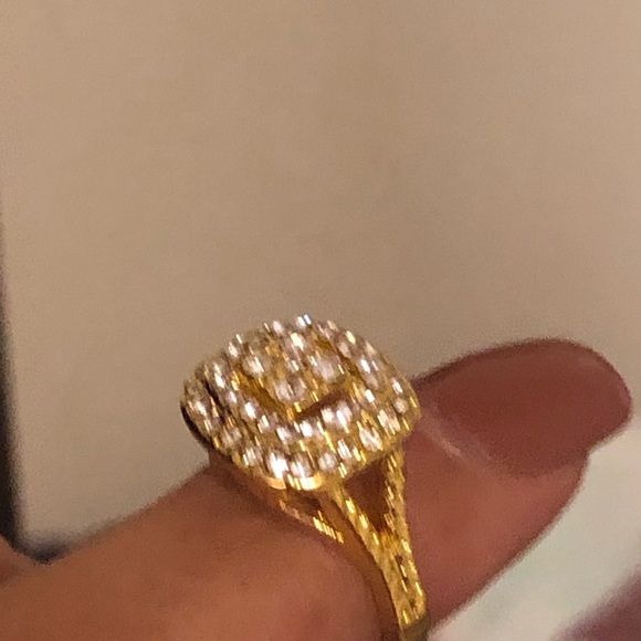 18ct GF 3.5cttw white Sapphire CLassy wedding, Ann - Picture 6 of 7